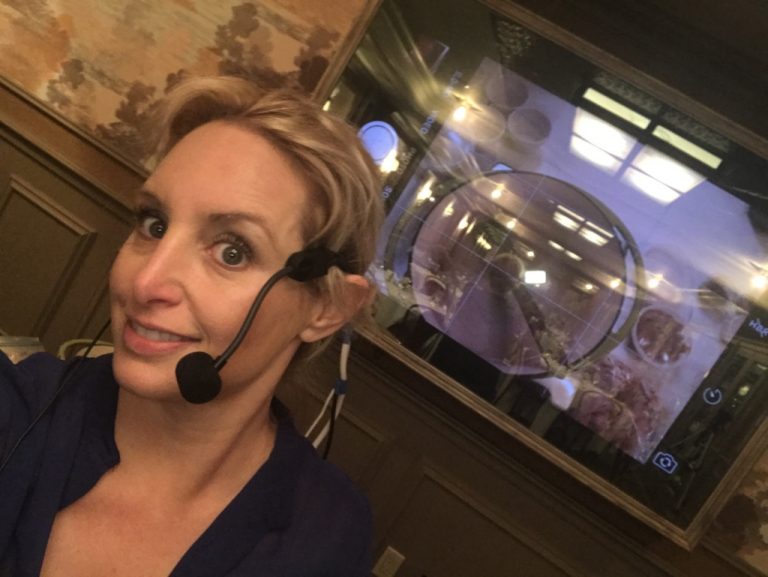 Chef Amy Sins goes live for her cooking demonstration